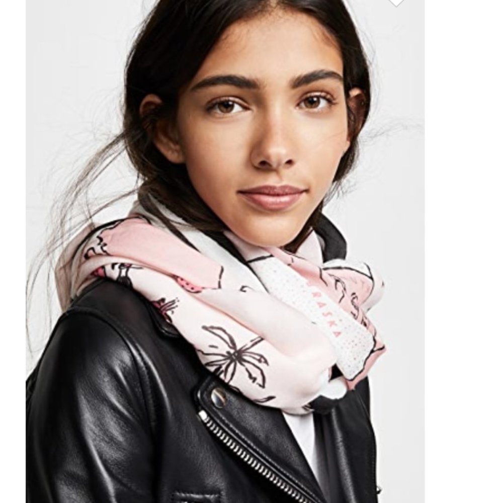 KATE SPADE USA MAP OBLONG SCARF SCARVES WRAP